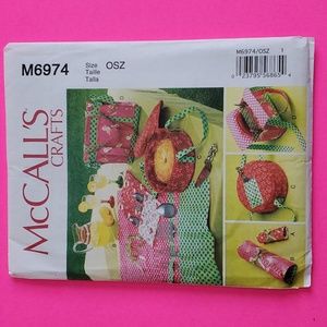McCall's Crafts Sewing Pattern M6974 OSZ Picnic Camping 2014
